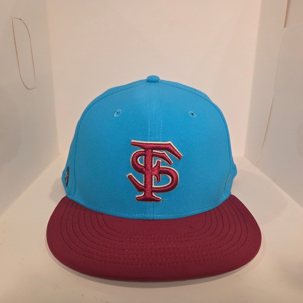 Nike FSU Seminoles Dri-FIT True Fitted Hat Turquoise Garnet 7 3/4 Dugout Cap